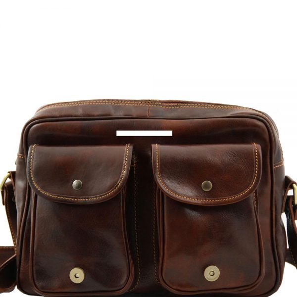 Кожена мъжка чанта за рамо SAN MARINO TL10180-04